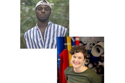 Samuel Oteng and Janay Brower